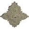 Ekena Millwork Melchor Diamond Medallion (Canopies up to 4"), 67 1/4"W x 43 3/8"H x 4"ID x 2"P, Castle Stone CM70X43MLCSC - alternate 3